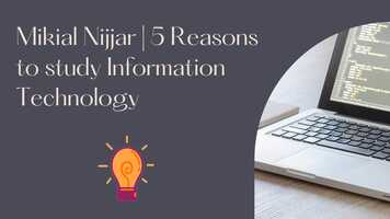 Free download Mikial Nijjar | 5 reasons to study information technology video and edit with RedcoolMedia movie maker MovieStudio video editor online and AudioStudio audio editor onlin