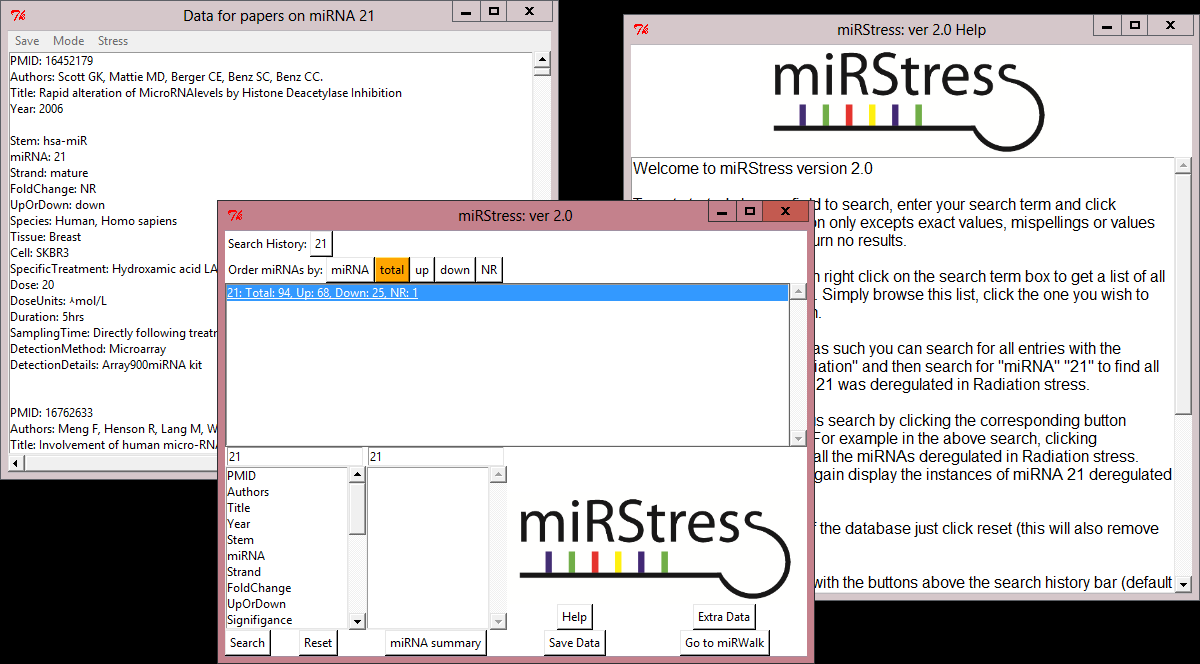 Download web tool or web app miRStress