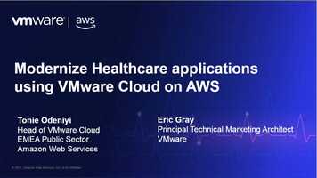 Free download Modernize Healthcare Applications Using VMware Cloud on AWS video and edit with RedcoolMedia movie maker MovieStudio video editor online and AudioStudio audio editor onlin