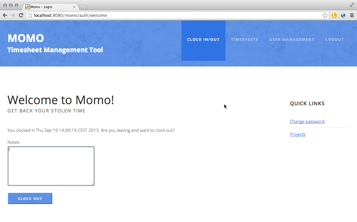 Download web tool or web app Momo