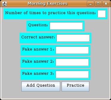 Download web tool or web app Morning Exercises