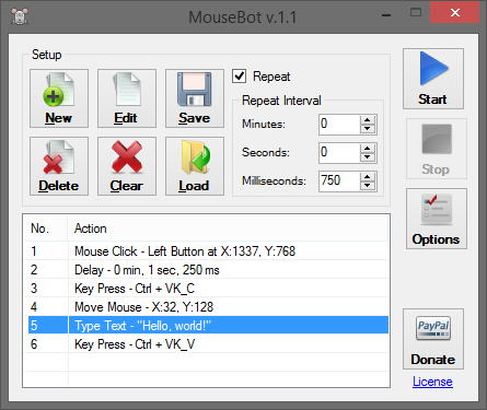 Download web tool or web app MouseBot.NET