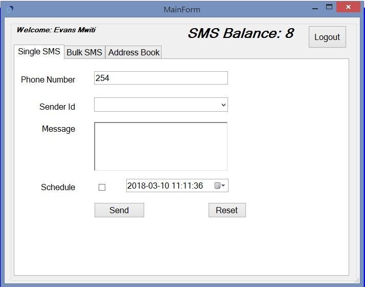 Download web tool or web app MoveSMS