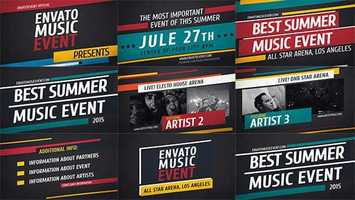 Free download Music Event 2 Promo | After Effects Template video and edit with RedcoolMedia movie maker MovieStudio video editor online and AudioStudio audio editor onlin