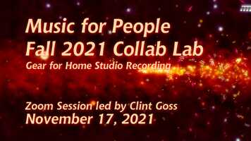 Free download Music for People Collab Lab Recording Equipment Breakout Nov 17, 2021 video and edit with RedcoolMedia movie maker MovieStudio video editor online and AudioStudio audio editor onlin