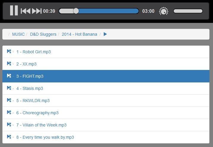 Download web tool or web app Music Library  Player