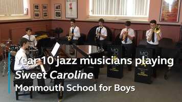 Free download Music Moment - Year 10 jazz musicians playing Sweet Caroline video and edit with RedcoolMedia movie maker MovieStudio video editor online and AudioStudio audio editor onlin