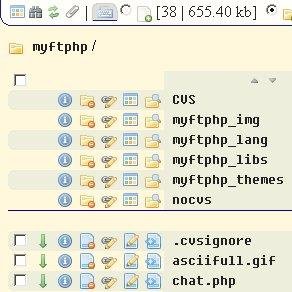 Download web tool or web app myFtPhp