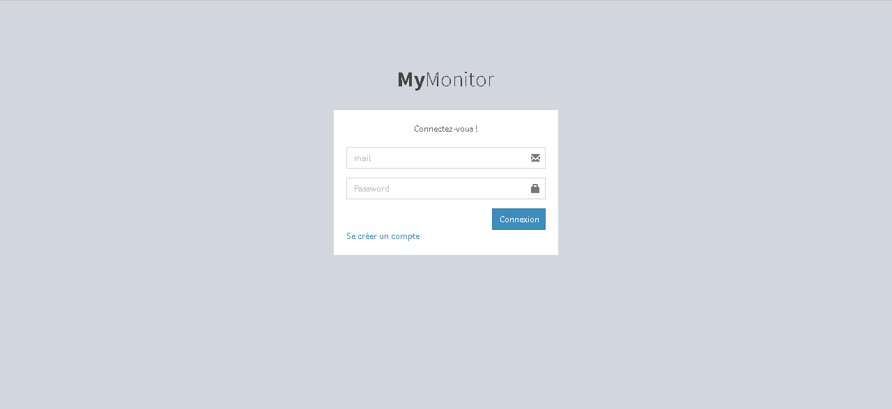 Download web tool or web app MyMonitor