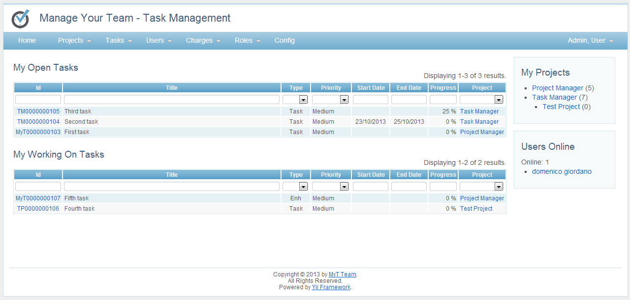 Download web tool or web app MyT - Project Management