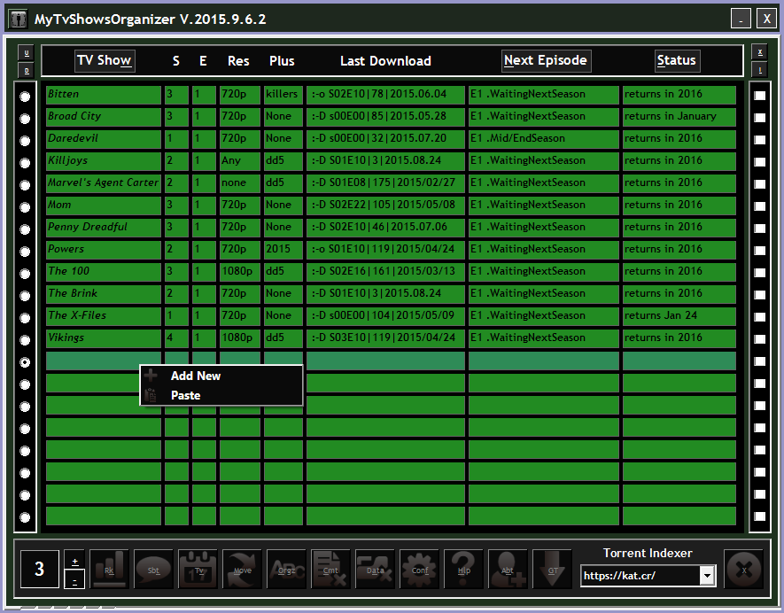 Download web tool or web app MyTvShowOrganizer