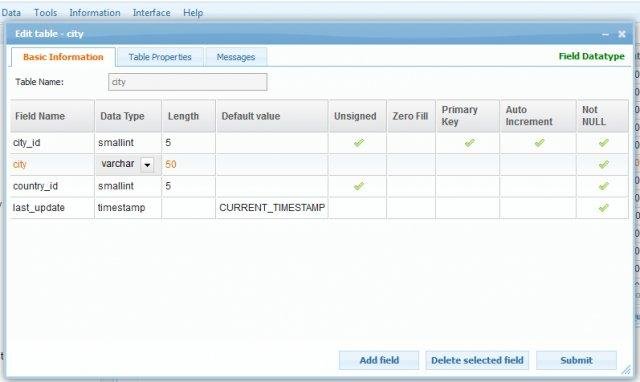 Download web tool or web app MyWebSQL