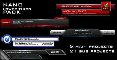 Free download nano lower third pack | After Effects Project Files - Videohive template video and edit with RedcoolMedia movie maker MovieStudio video editor online and AudioStudio audio editor onlin