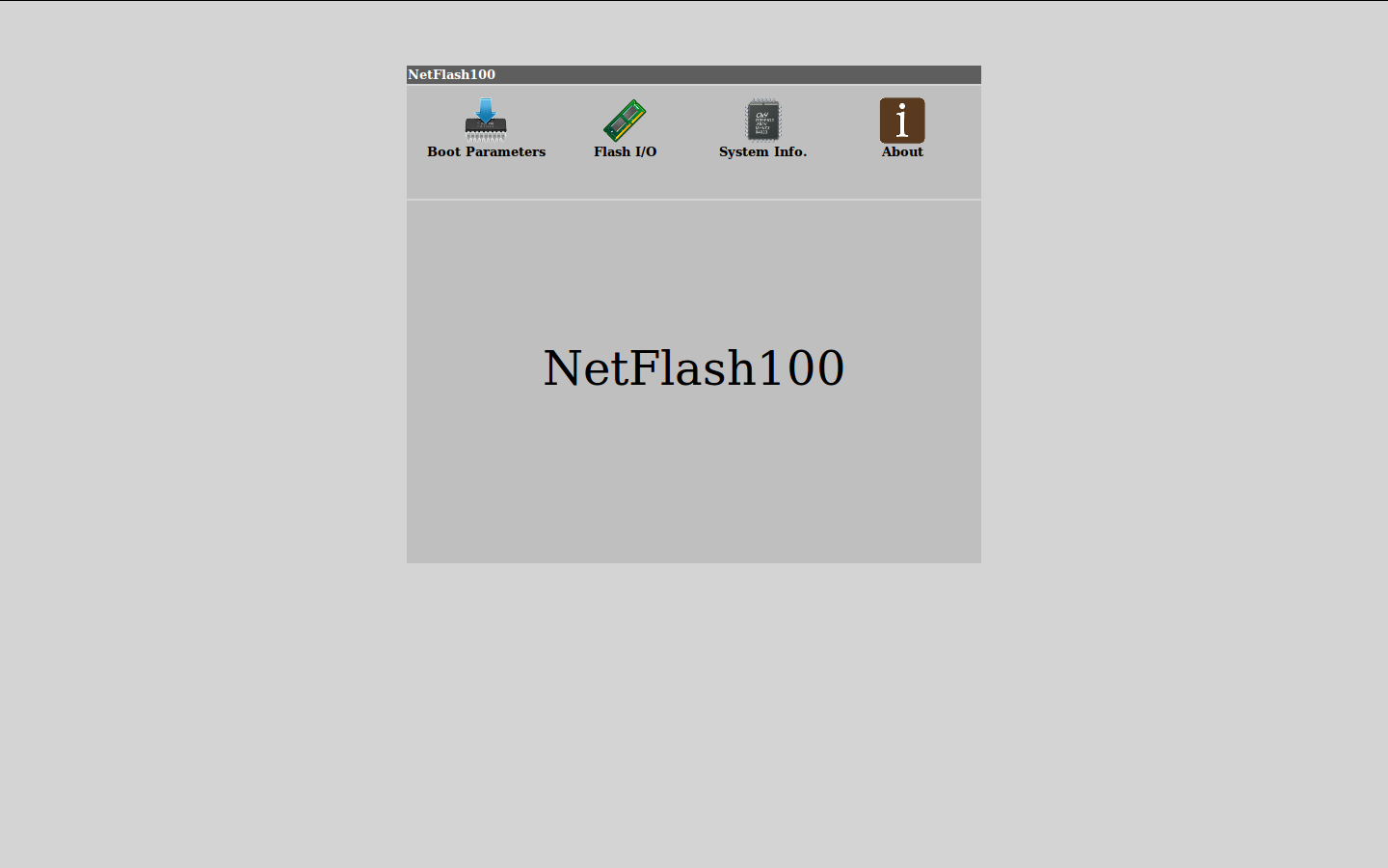 Download web tool or web app NetFlash100