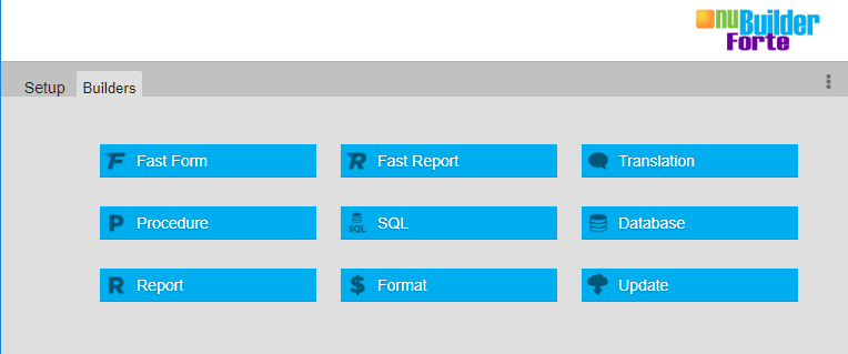 Download web tool or web app nuBuilder Forte