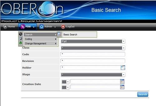 Download web tool or web app Oberon PLM