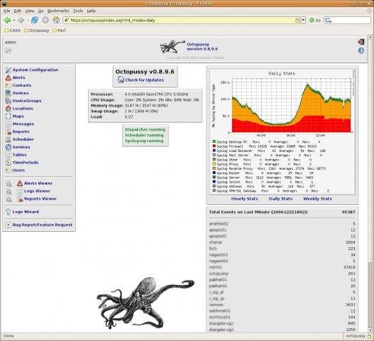 Download web tool or web app Octopussy: Log Management Solution