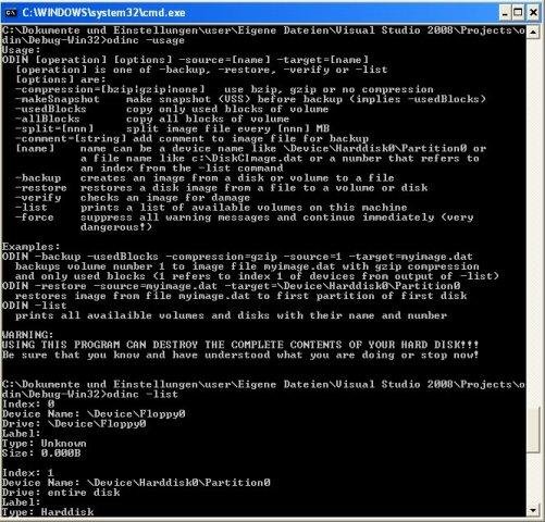 Download web tool or web app ODIN (Open Disk Imager in a Nutshell)