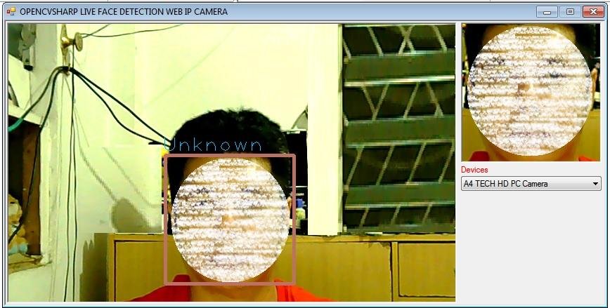 Download web tool or web app OpenCvSharp Live Face Detect