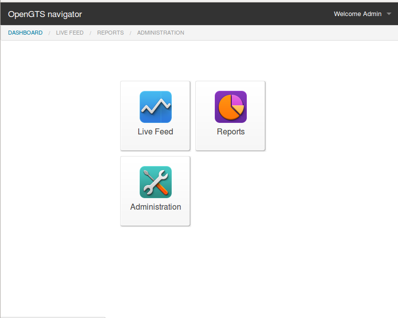 Download web tool or web app OpenGTS Navigator