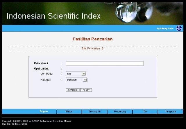 Download web tool or web app openISI : topical data integration