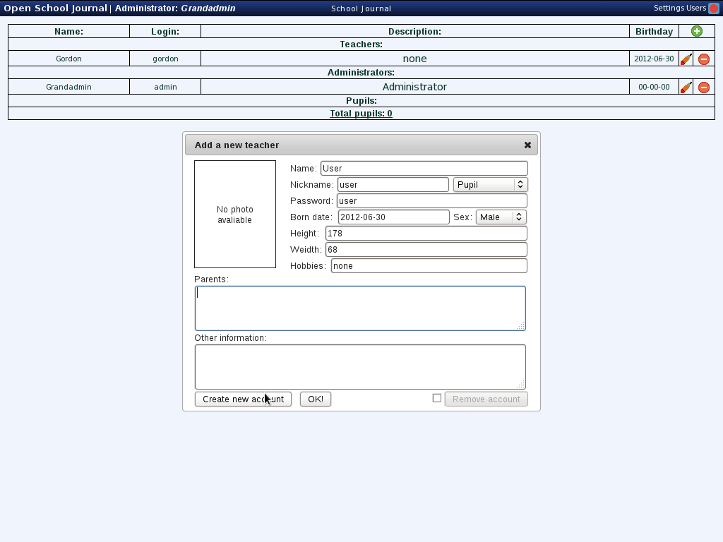 Download web tool or web app Open School Journal