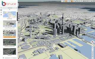 Free download OpenStreetMap (OSM) 3D Buildings - Bruce digital twin SaaS technology video and edit with RedcoolMedia movie maker MovieStudio video editor online and AudioStudio audio editor onlin