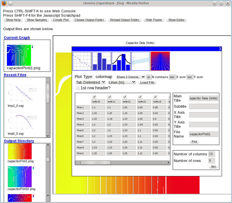 Download web tool or web app OpenTrack