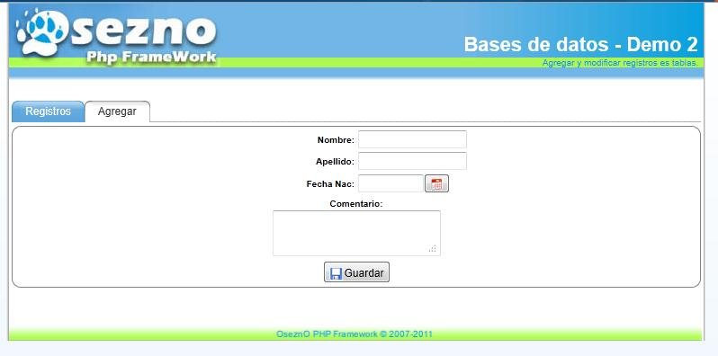 Download web tool or web app Osezno PHP Framework