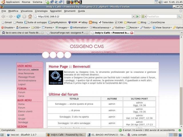 Download web tool or web app Ossigeno CMS