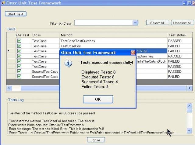 Download web tool or web app Otter Unit Test Framework