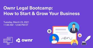 Free download Ownr Legal Bootcamp: How to Start  Grow Your Business video and edit with RedcoolMedia movie maker MovieStudio video editor online and AudioStudio audio editor onlin