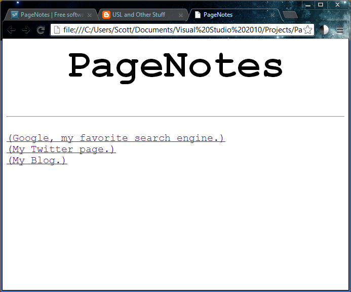 Download web tool or web app PageNotes