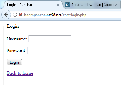 Download web tool or web app Panchat