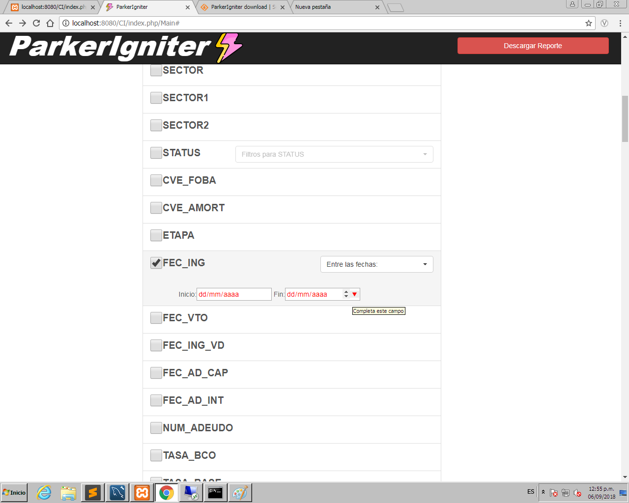 Download web tool or web app ParkerIgniter