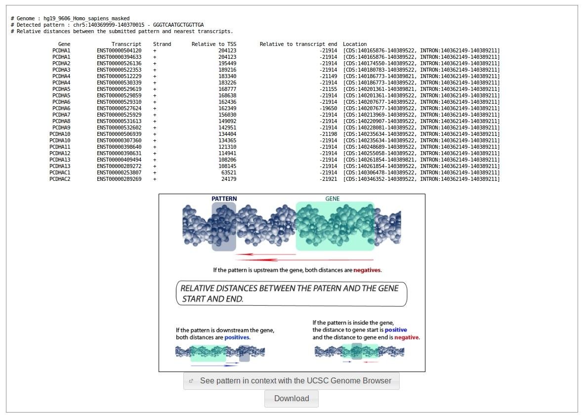 Download web tool or web app PARSEC - PAtteRn SEarch / Context