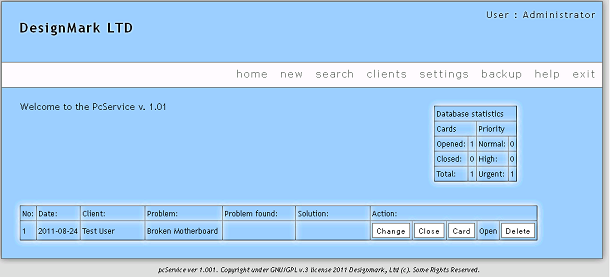 Download web tool or web app PcService