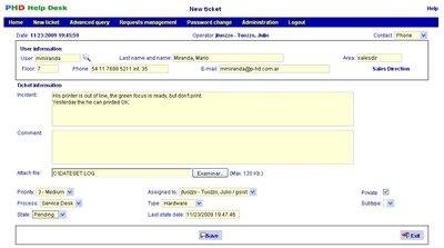 Download web tool or web app PHD Help Desk