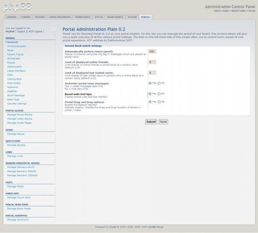 Download web tool or web app phpBB3 PortalXL 5.0