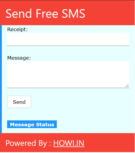 Download web tool or web app PHP Code to Send SMS to Mobile