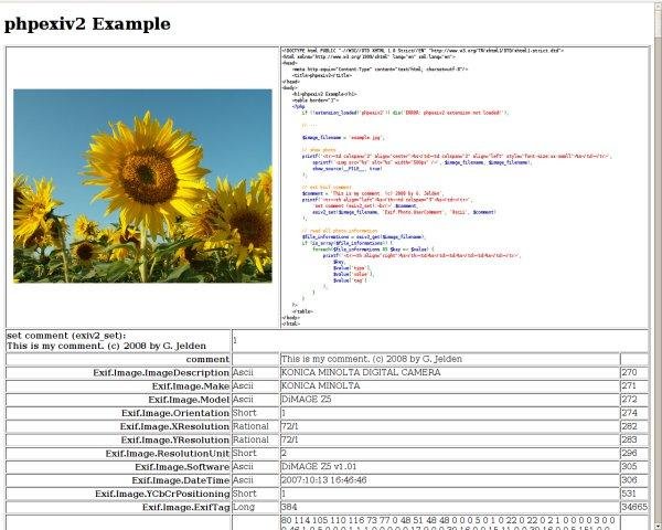 Download web tool or web app phpexiv2