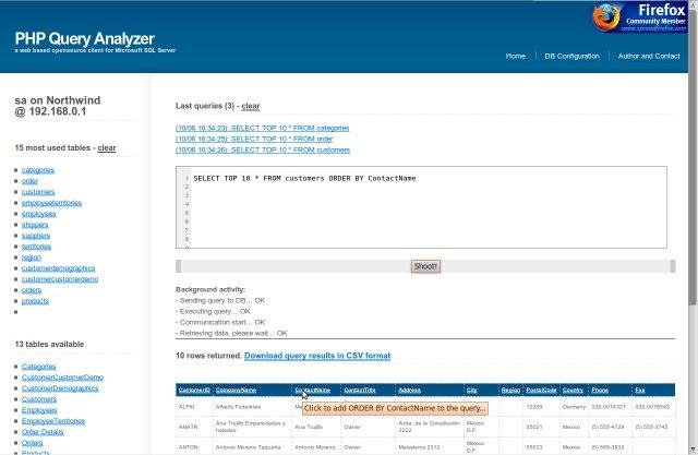 Download web tool or web app PHP MSSQL Server Admin - Query Analyzer Download web tool or web app PHP MSSQL Server Admin - Query Analyzer