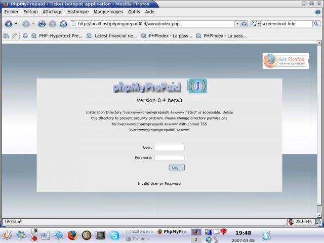 Download web tool or web app phpMyPrepaid