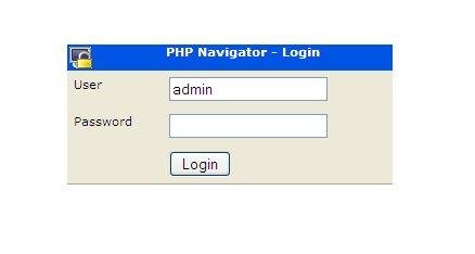 Download web tool or web app PHP Navigator