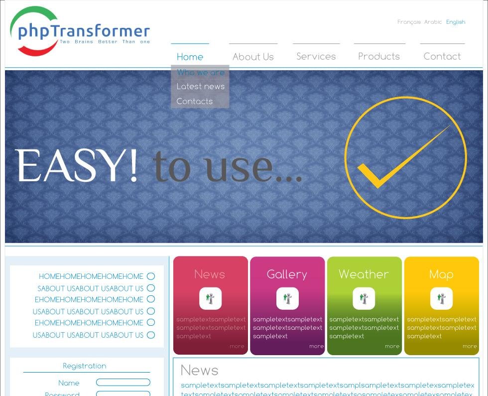 Download web tool or web app phpTransformer