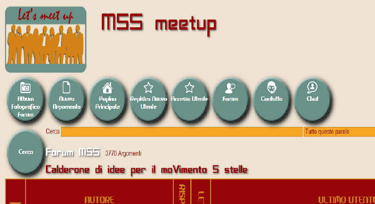 Download web tool or web app Piattaforma M5S