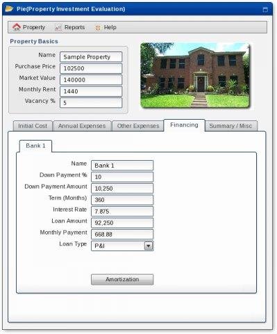 Download web tool or web app PIE - Property Investment Evaluation