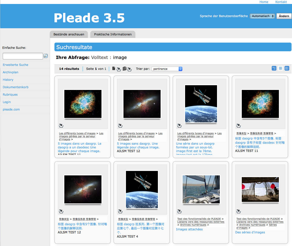 Download web tool or web app PLEADE : EAD for the Web