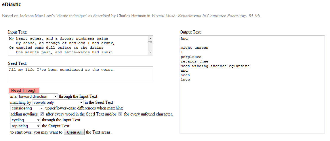 Download web tool or web app Poetry Generators