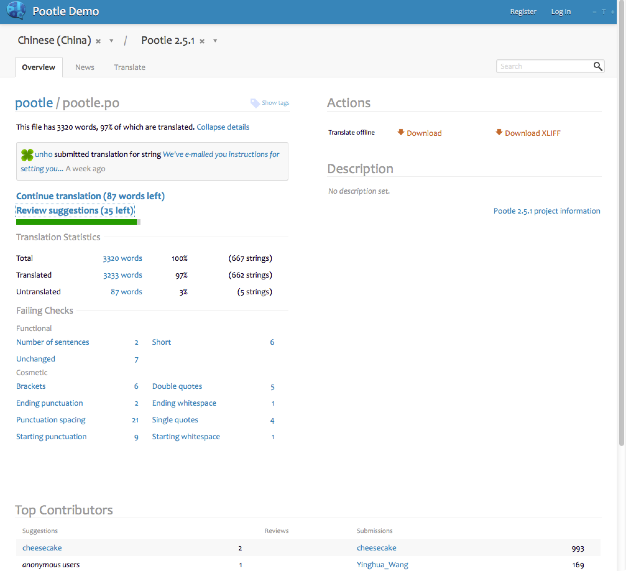 Download web tool or web app Pootle, Virtaal  Translate Toolkit